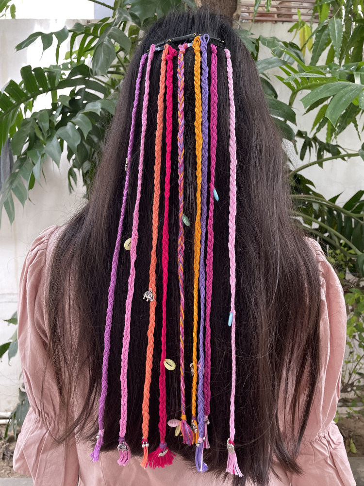 Kalakari Pastel boho hair braids Hair Accessory Set Price in India Buy Kalakari Pastel boho hair braids Hair Accessory Set online at Flipkart