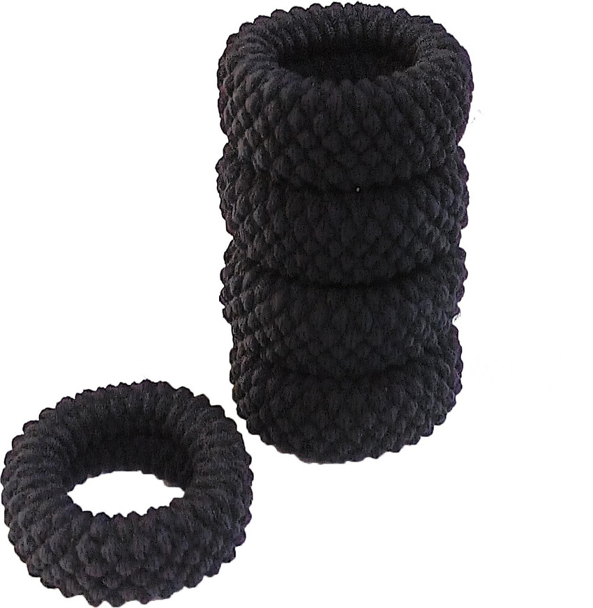 Fairytale Thick Big Black Hair Rubber Bands Stretchable Ponytail