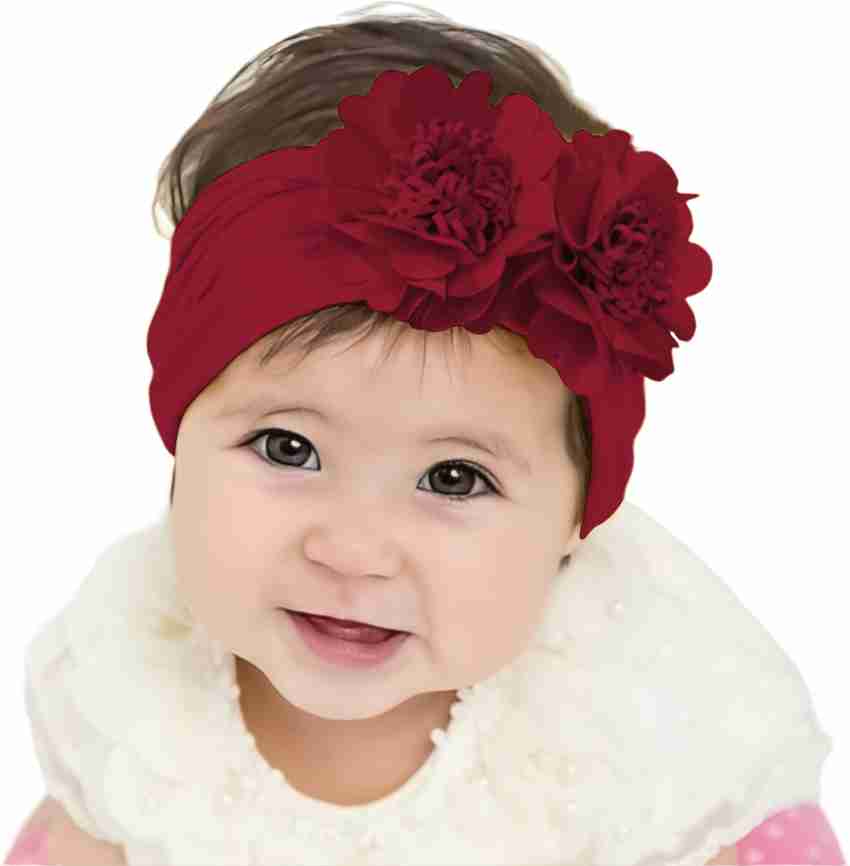 SYGA Baby Girls Nylon Headband Hair Accessories 0 3 Years Double Flower Wine Red Head Band Price in India Buy SYGA Baby Girls Nylon Headband Hair Accessories 0 3 Years Double Flower Wine