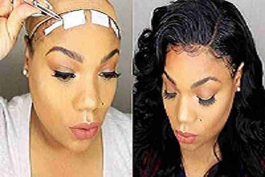 Frontal wig tape top