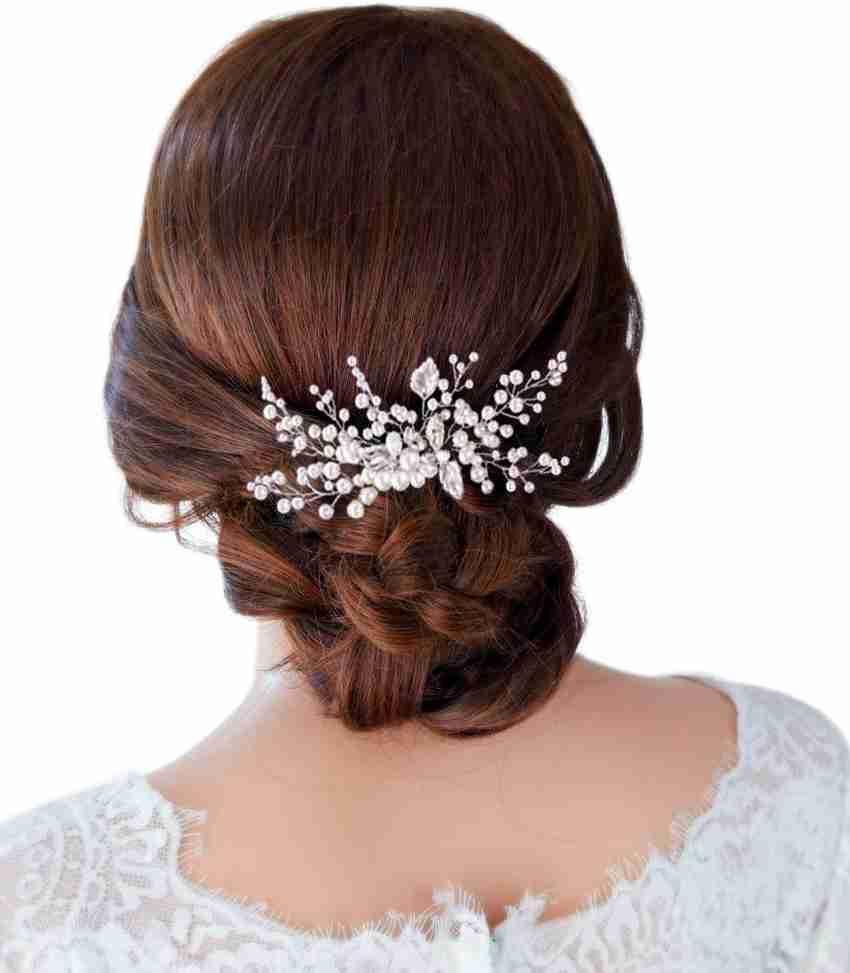 MYYNTI Woman Metal Pearl Hair Claw Clip Hair Accessories Hairpin  Hairdressing for Wedding Party Gift Set Golden_color(4 PCS) Hair Claw Price  in India - Buy MYYNTI Woman Metal Pearl Hair Claw Clip