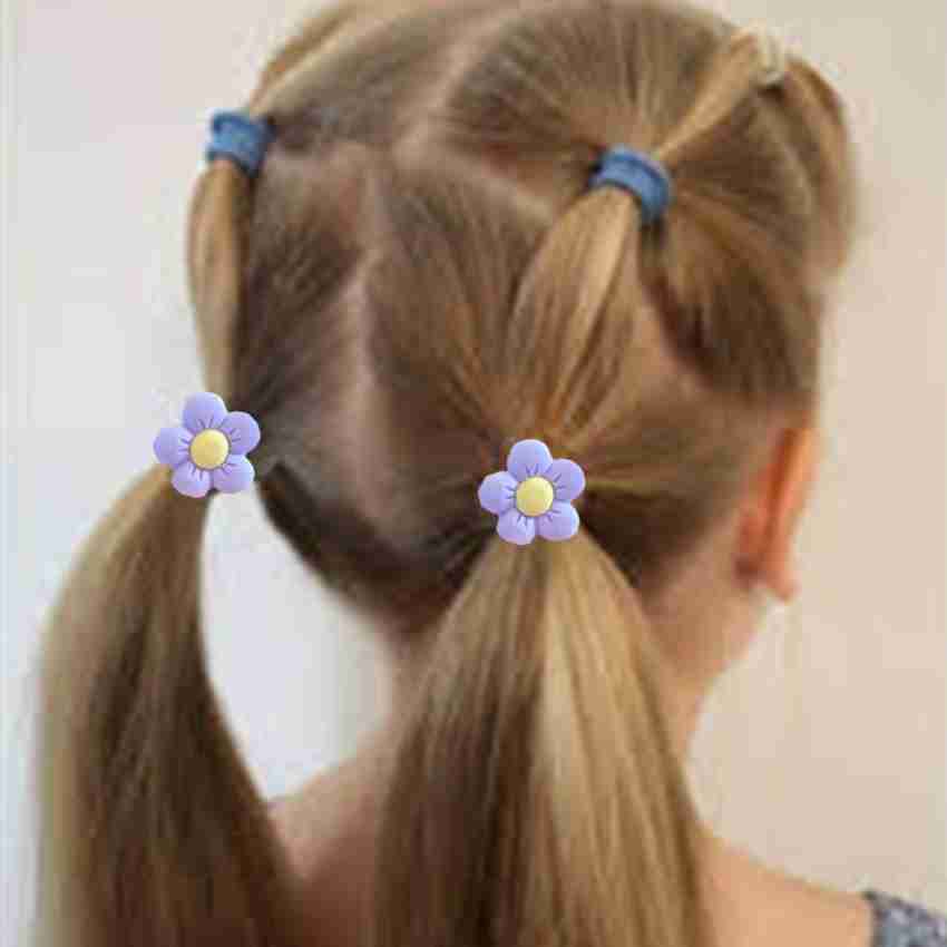 10 pcs Kids Small Elastic Hair Bands Baby Girl Children Colorful
