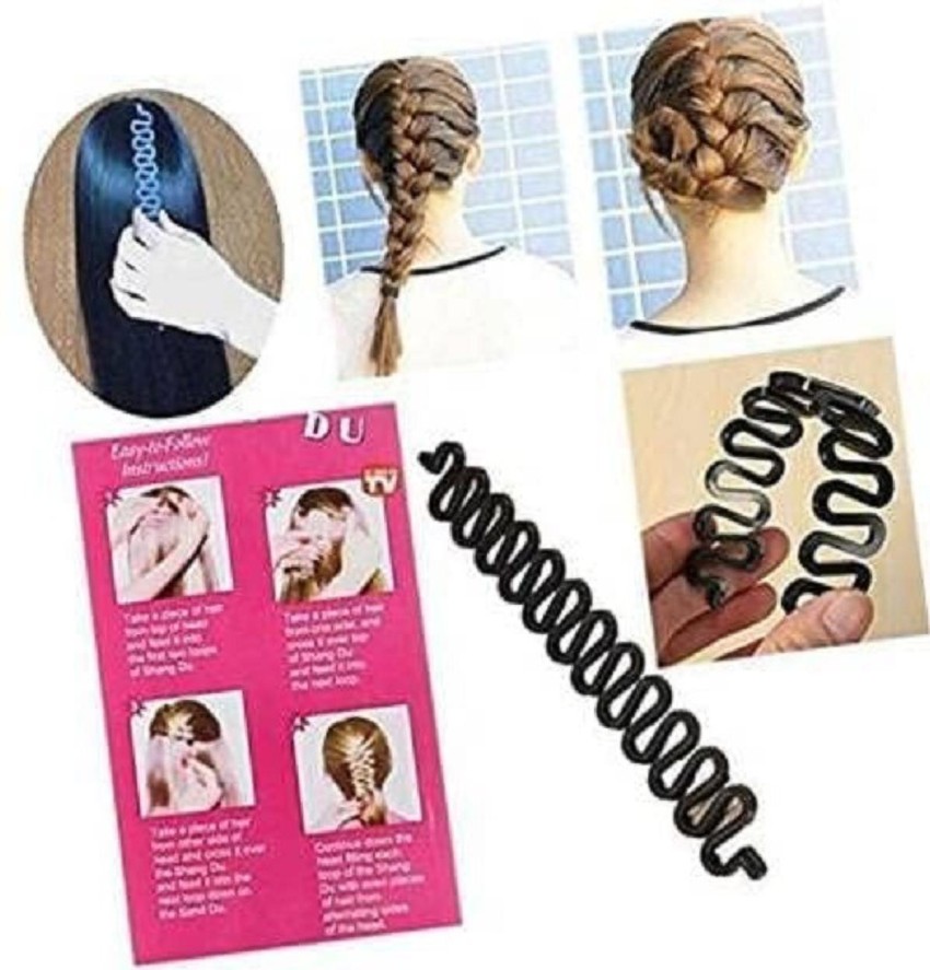 Fashion Women Hair Twist Styling Clip Stick Bun Maker DIY Hair Braiding  Tools Hair Accessories Braider DIY Hairstyle