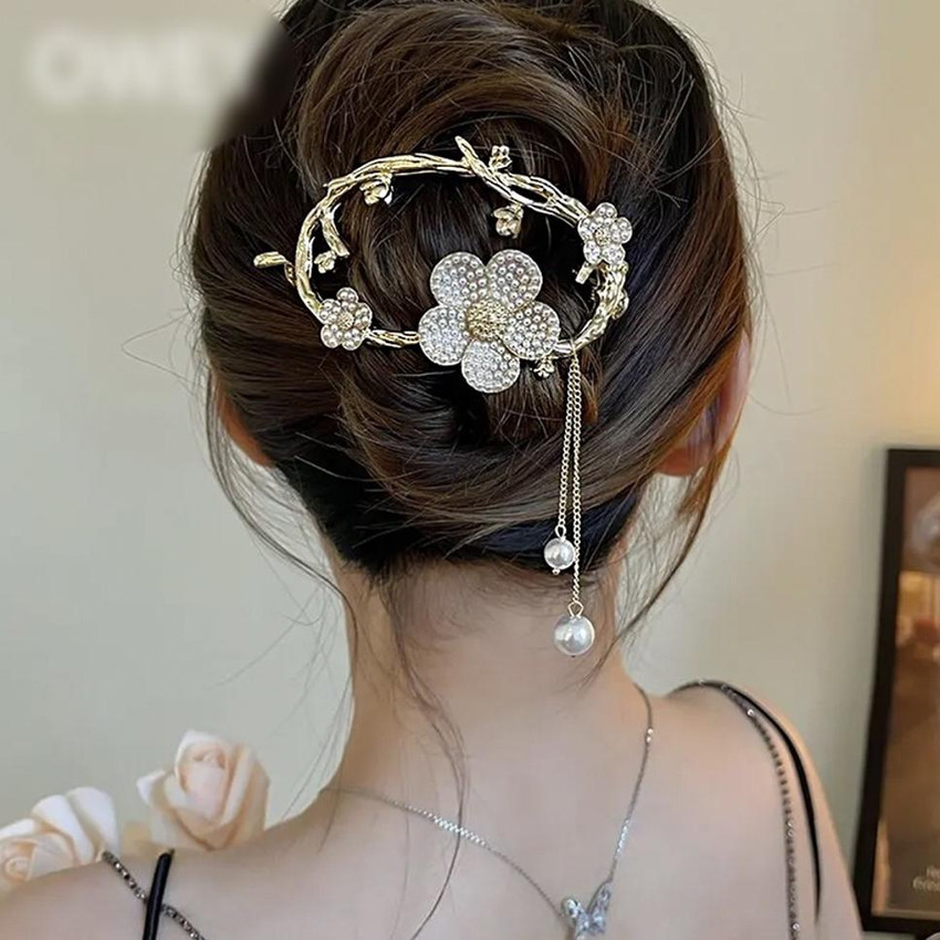 Flower hair deals clips for sale