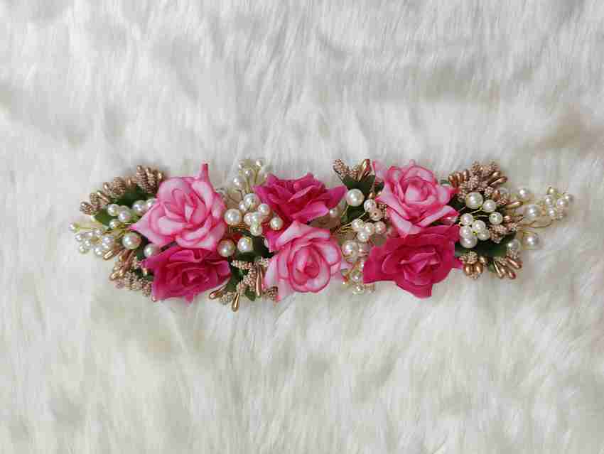 Rajkanya Artificial Flowers Hand Made Women Hair Accessories Hair
