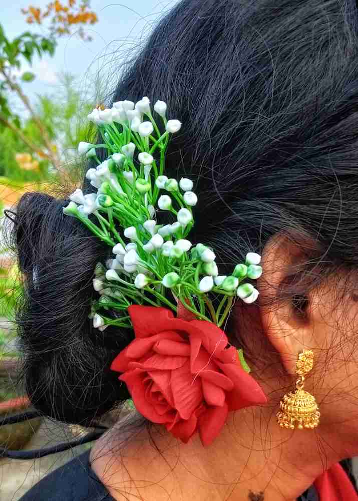 Red rose hair accessory store