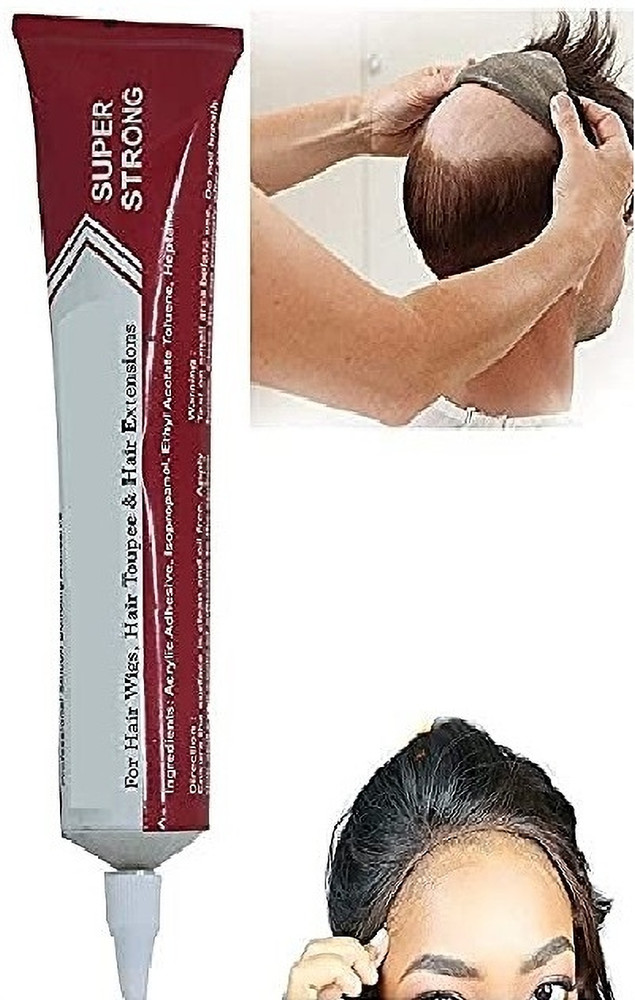 A H S 28G Lace hold I Hair patch I Skin Glue extensions and wig