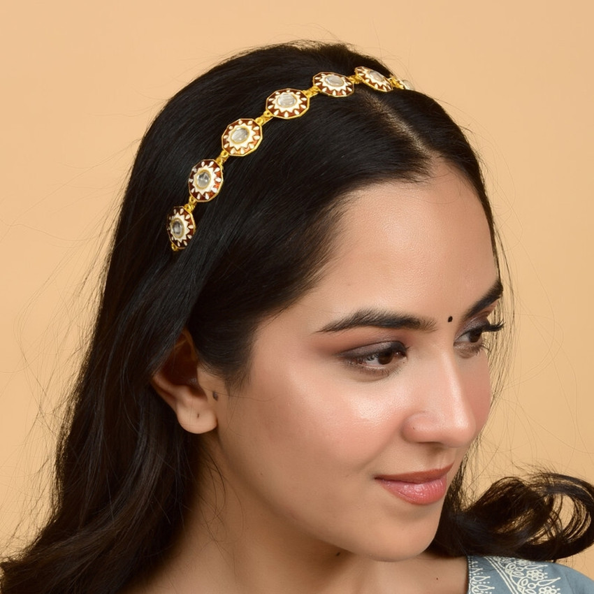 NNR Gold Plated Hair Bands Headband for Women Girls Hair Band Hair Band Price in India Buy NNR Gold Plated Hair Bands Headband for Women Girls Hair Band Hair