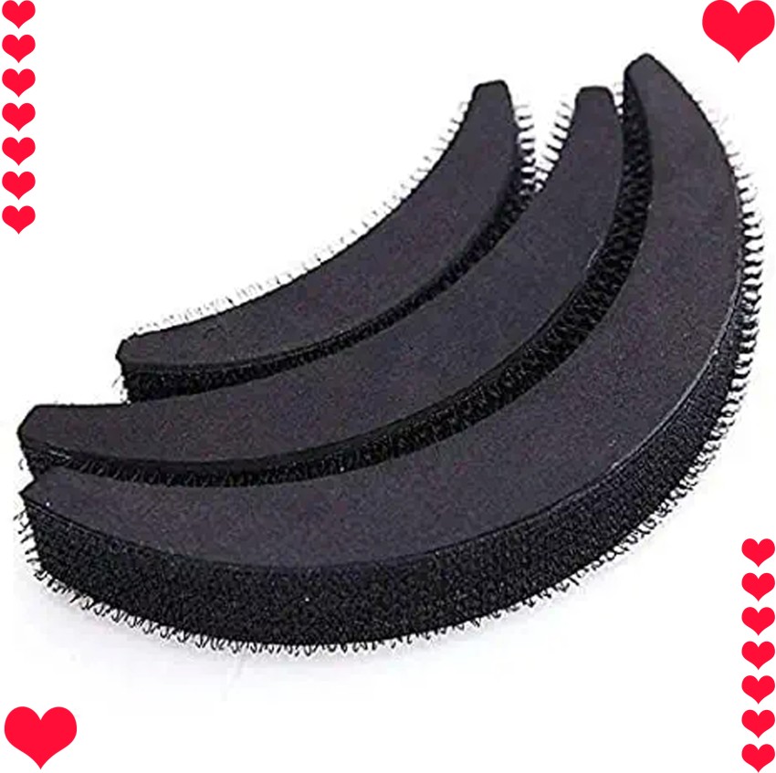 BELLA HARARO Banana Bumpit Hair Puff Up Maker Donut Magic Bun Topsy Tail  Ponytail Holder Hair Styling tools Black-(Combo of 20 Pieces) : Amazon.in:  Beauty