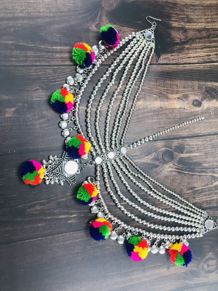 Pom pom navratri jewellery sale
