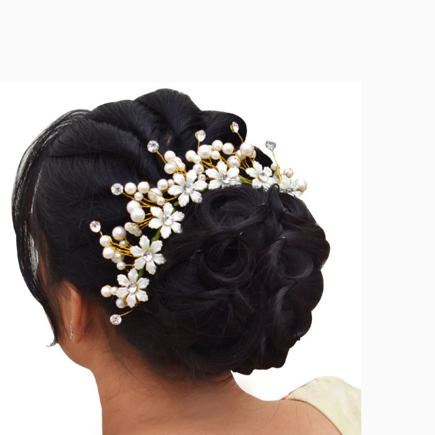 Cheap 1PC Korea Fashion Imitiation Pearl Hair Clip Snap Barrettes Women  Girls Flowers Hairpins Hair Accessories | Joom