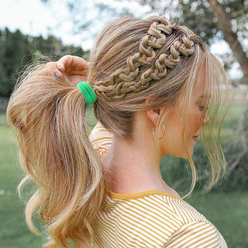 Braided 2025 ponytail holder
