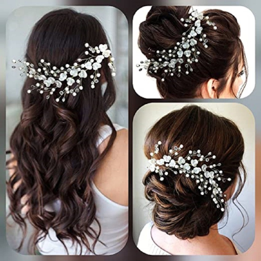 Bun Hairstyle With Flowers Stock Photo  Download Image Now  Dry Flower  Hair Accessory  iStock