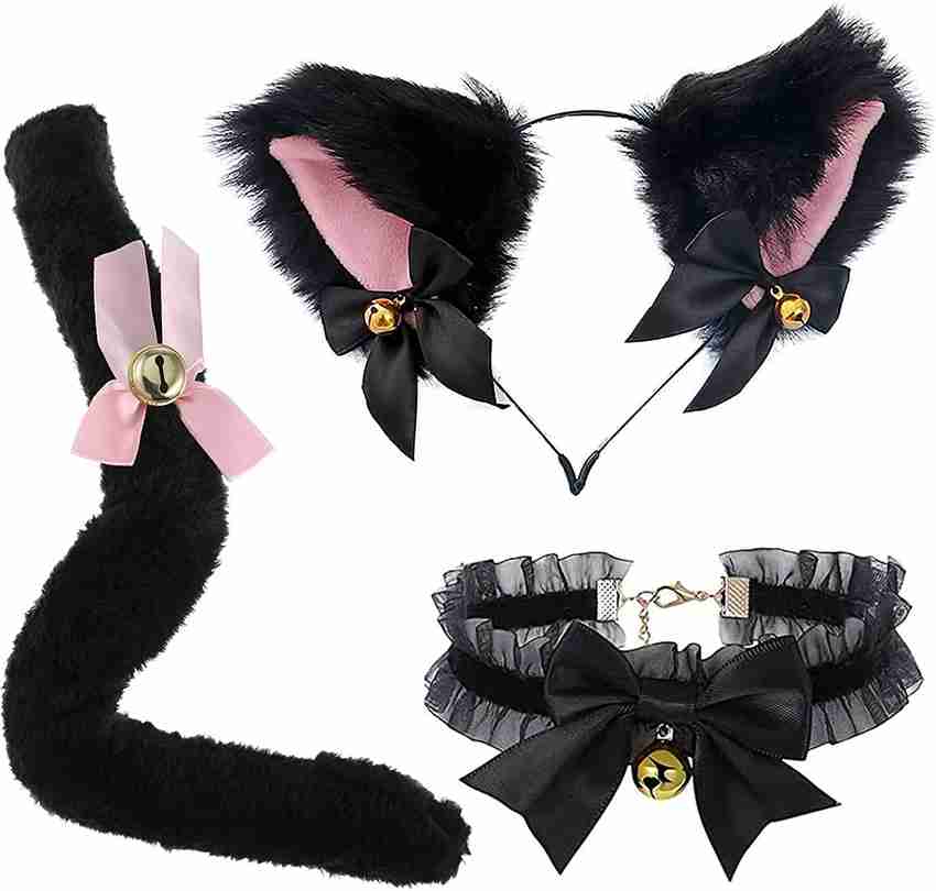 Cat with hair store tie on ears