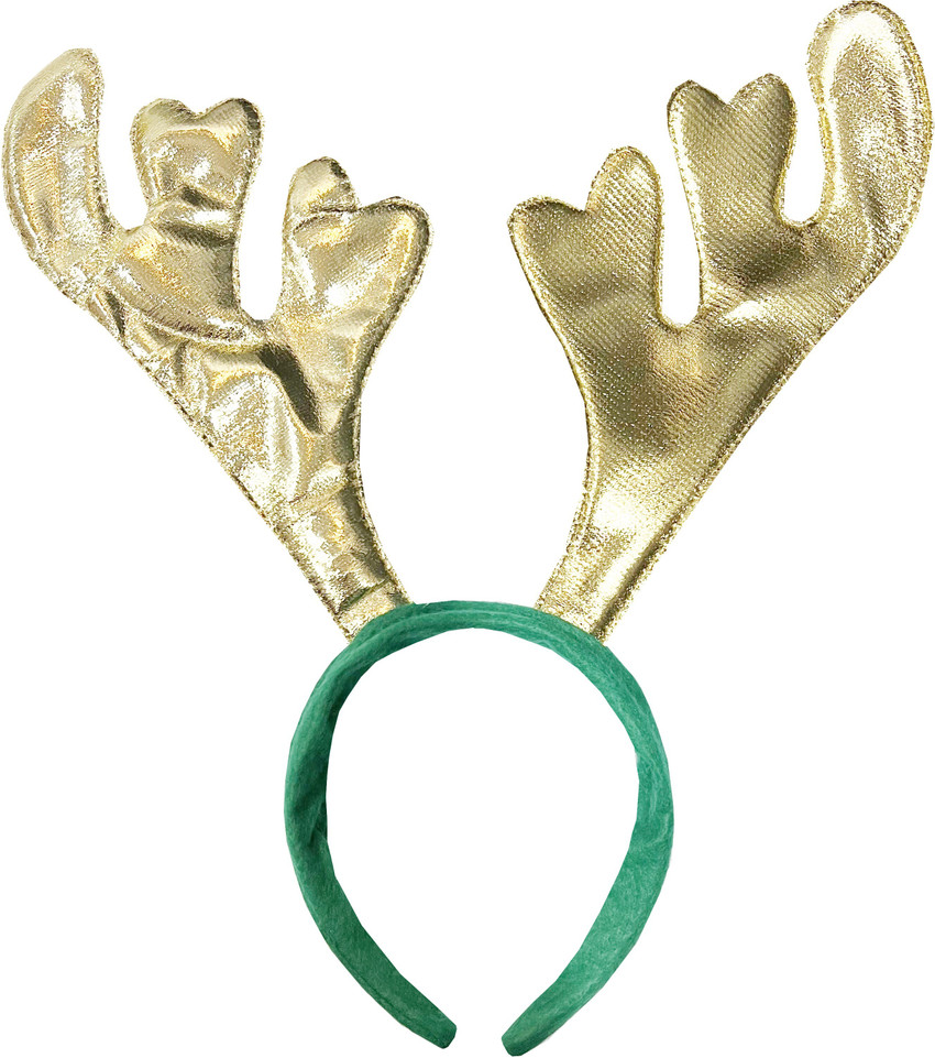 INFISPACE Unisex Velvet Reindeer Antlers Headband Deer Horn