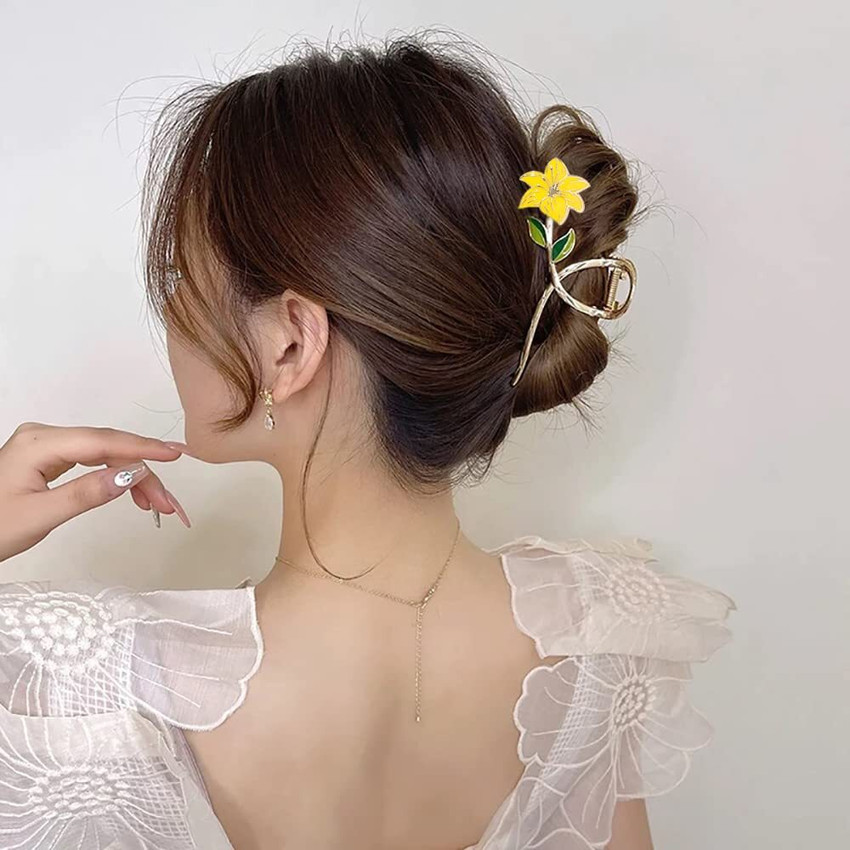 Christmas Flower Red Poinsettia Japanese Hair Clip – Modern Sakura