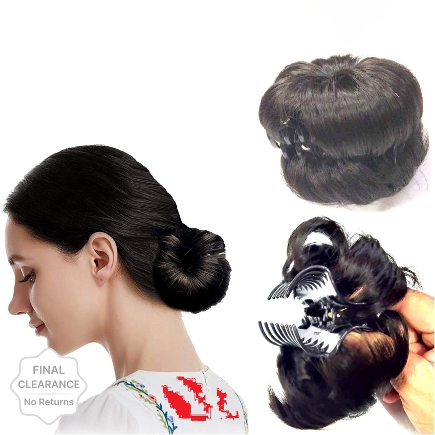 Artificial Juda Hair Bun with Clutcher Hair Accessories Hair Extension and  Hair Wigs Hair Juda for Women and Girls, Brown (Brown) : Amazon.in: Beauty