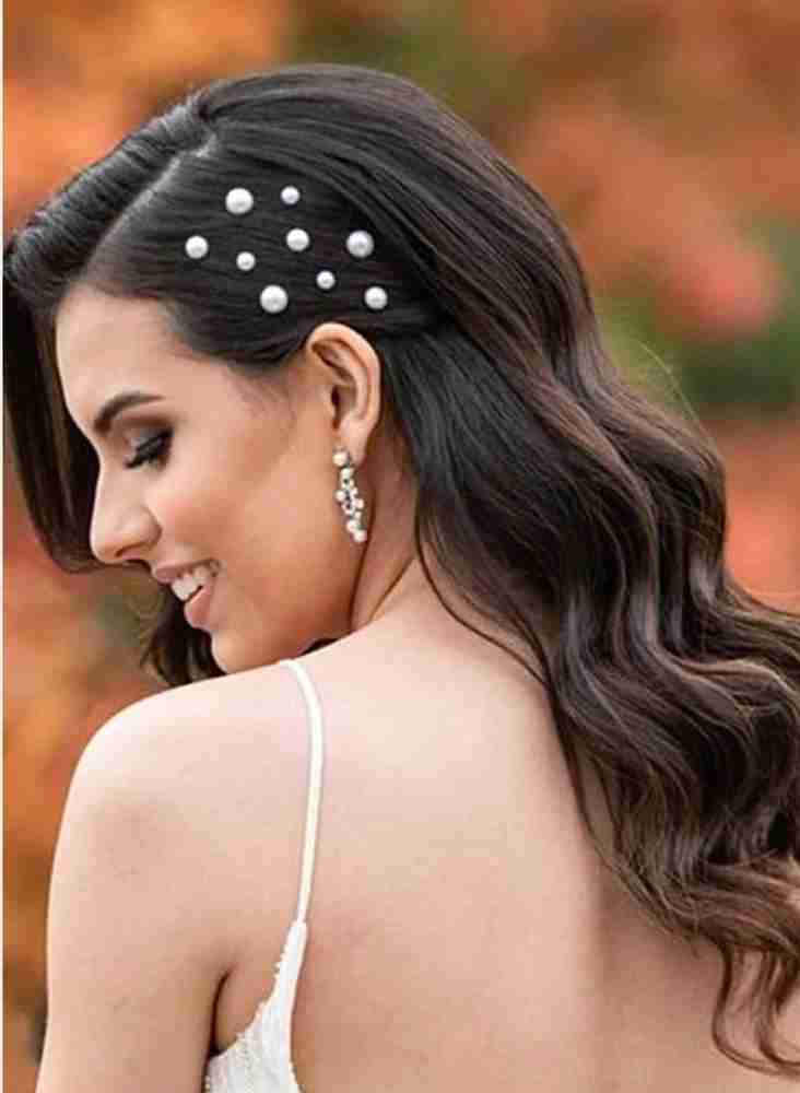 Pearl hair beads discount