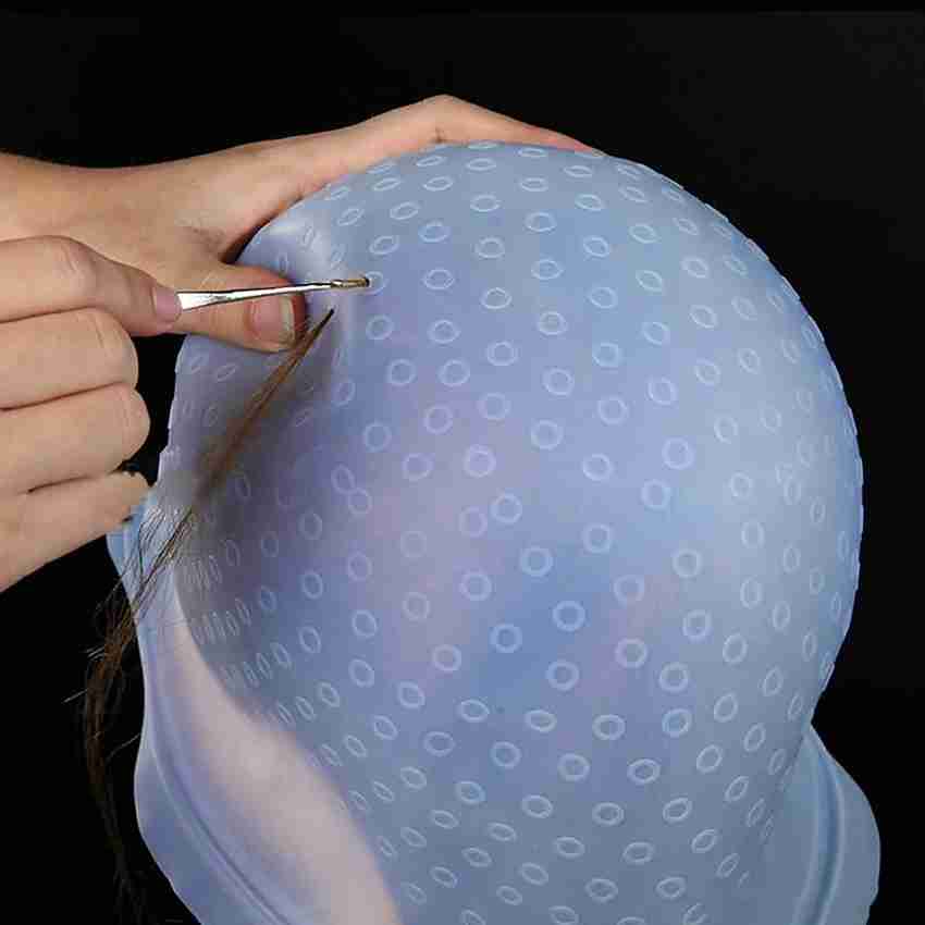 yogi Highlight Cap Silicone Hair Dye Cap Reusable Multicolor Hair