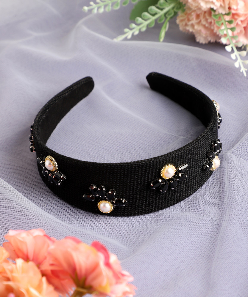 SOHI Black Color Hairband Hair Band Price in India Buy SOHI Black Color Hairband Hair Band online at Flipkart