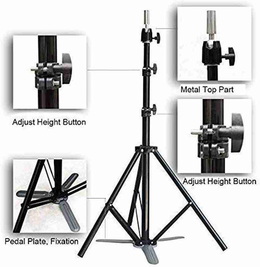 Wig Stand Tripod Mannequin Head Stand Heavy Duty Metal Adjustable Wig Head  Stand for Canvas Block Head Styling Making Wigs Displaying Cosmetology
