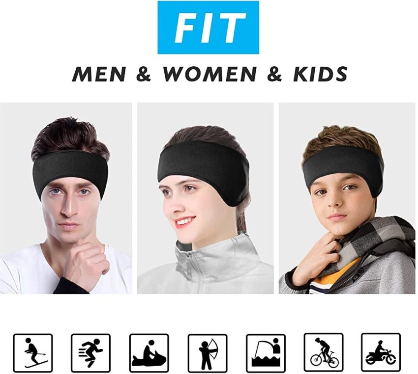 Winter Double Layer Fleece Ear Warm Headbands For Women And Men Elastic  Wide Head Band For Facial With Earmuffs 257W From Cmcvl, $21.78