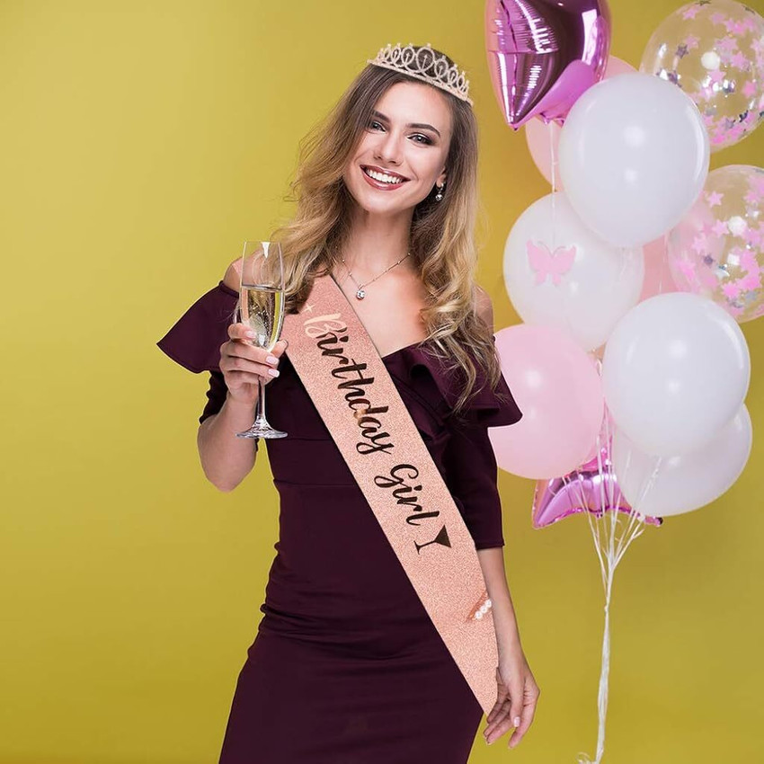 Birthday top tiara headband