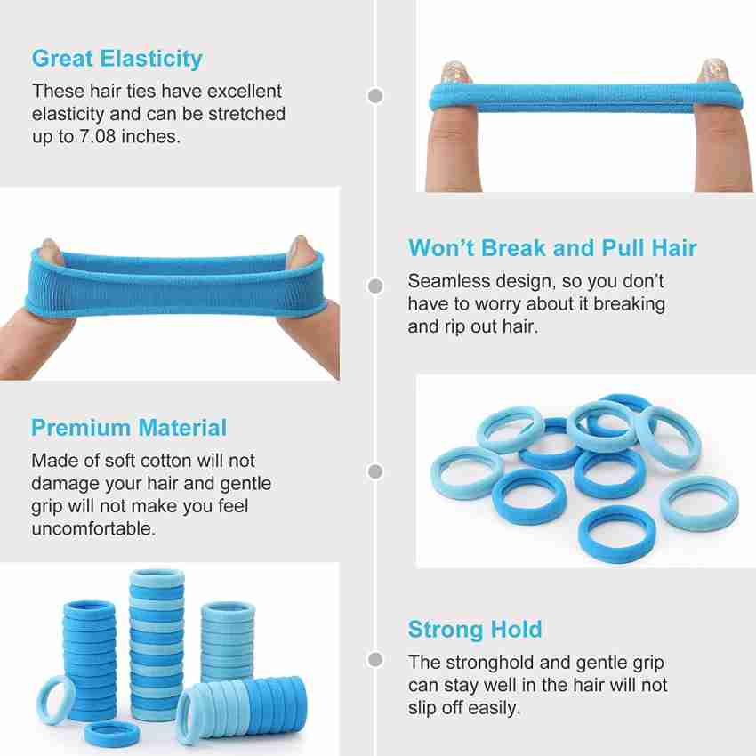 Buy Diversa Elastic hair bands, Kids hair ties Tiny rubber bands
