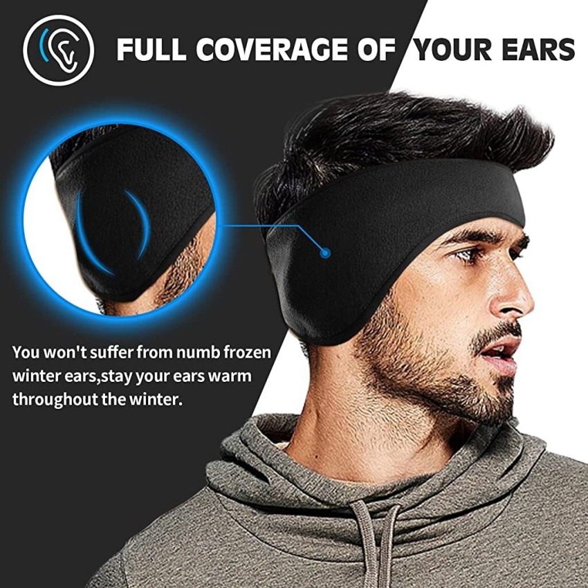 Ear Warmers Cover Headband Winter Sports Headwrap Fleece Ear muffs for Men  Women