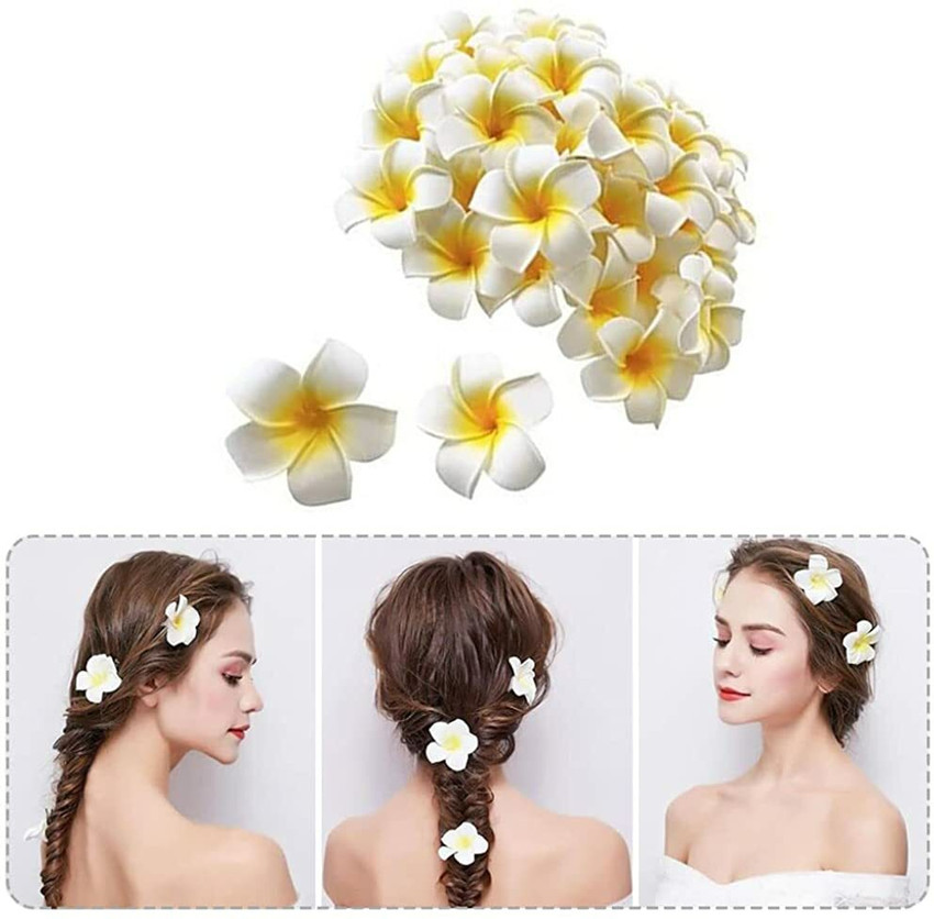Zibuyu Artificial Floating Hawaii Flowers Big Size Flowers Beach Hat Floral Decor Hair Tic Tac Clip Price in India Buy Zibuyu Artificial Floating Hawaii Flowers Big Size Flowers Beach Hat Floral