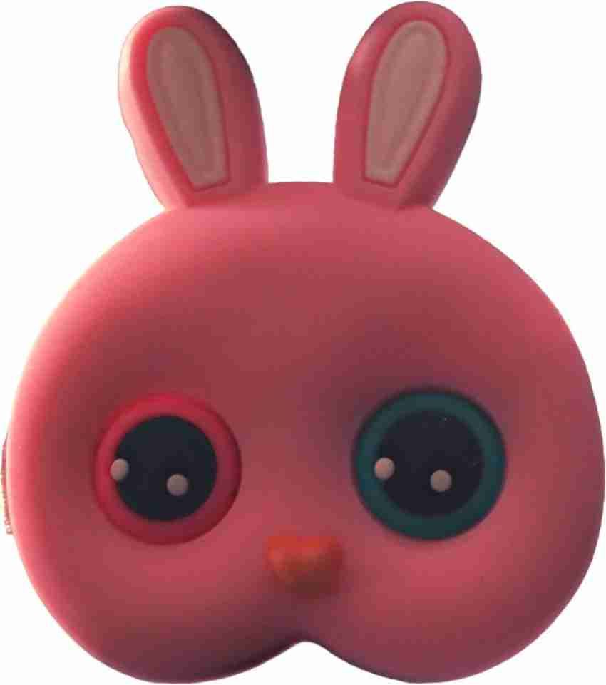 Cuty Clips Bunny Eyes Hair Clips No9 – Fuschia & Pink 2pcs
