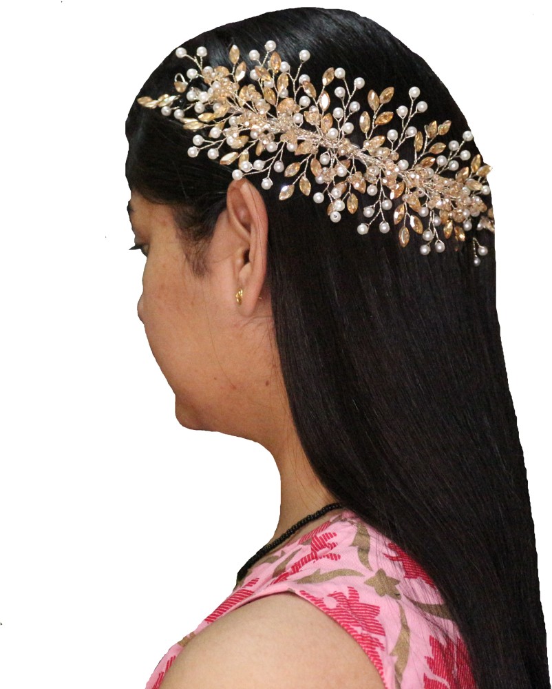alamodey Gold Tiara Hair Band Price in India - Buy alamodey Gold Tiara Hair  Band online at