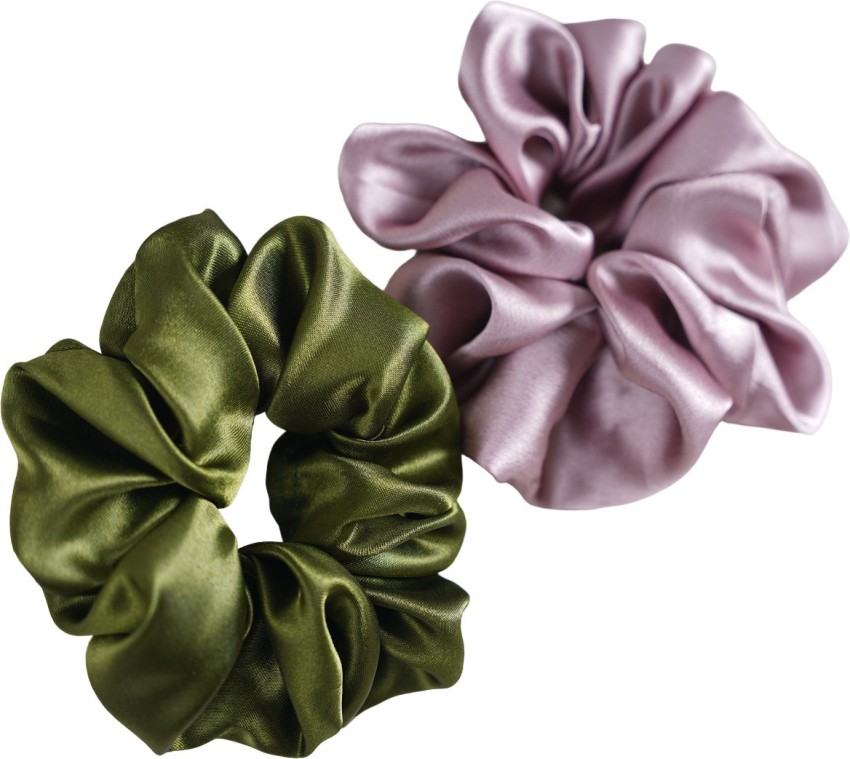 Upcycled Cotton Hair Accessories  Scrunchies  Set of 4
