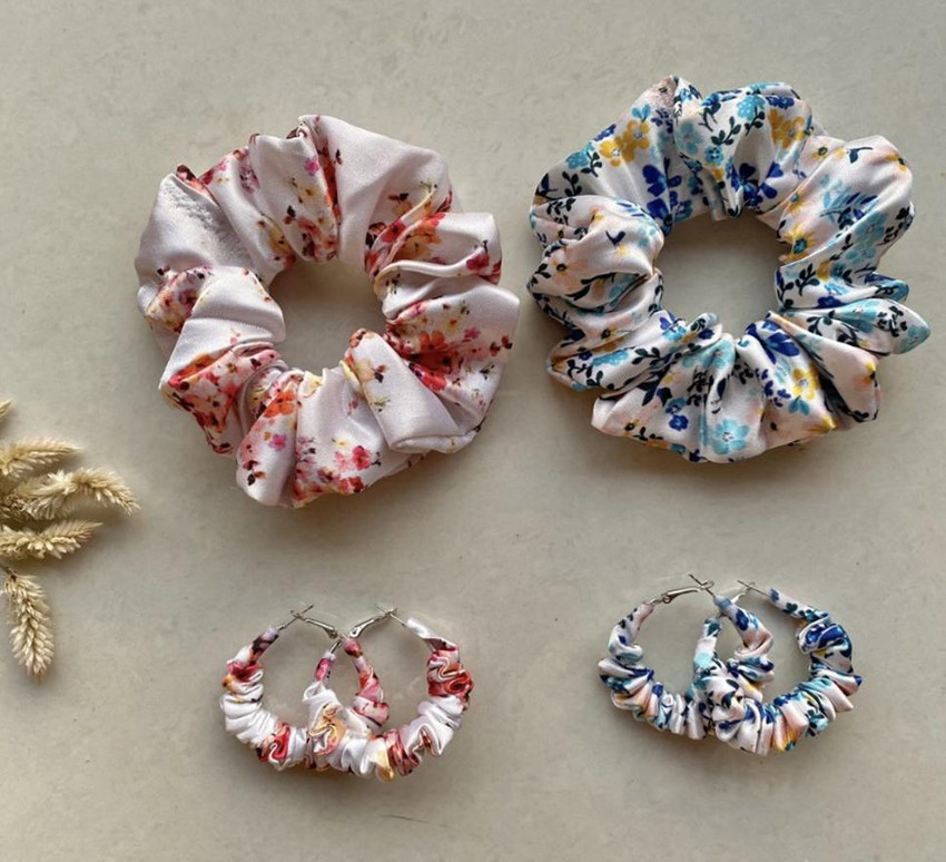 Scrunchie earrings hot sale
