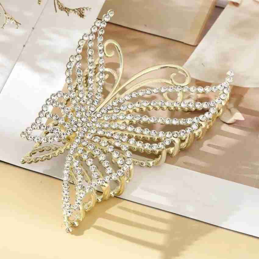 Butterfly Hair Clips 1PCS Butterfly Metal Hair Claw Clip Big
