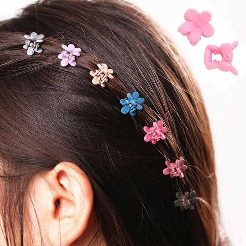 MYYNTI 20pcs Flowers Mini Hair Claw Clips for Baby and Girl Cute