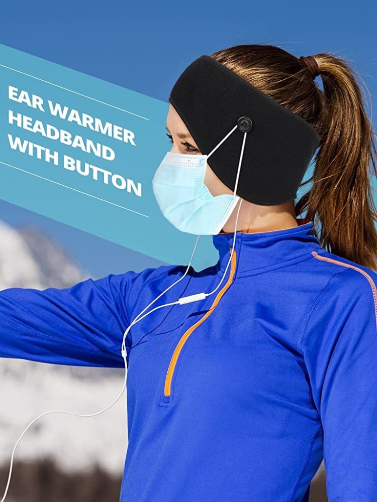 3PCS Winter Fleece Ear Muffs Warmers Headband Ear Therma Hair Band for Men  Women