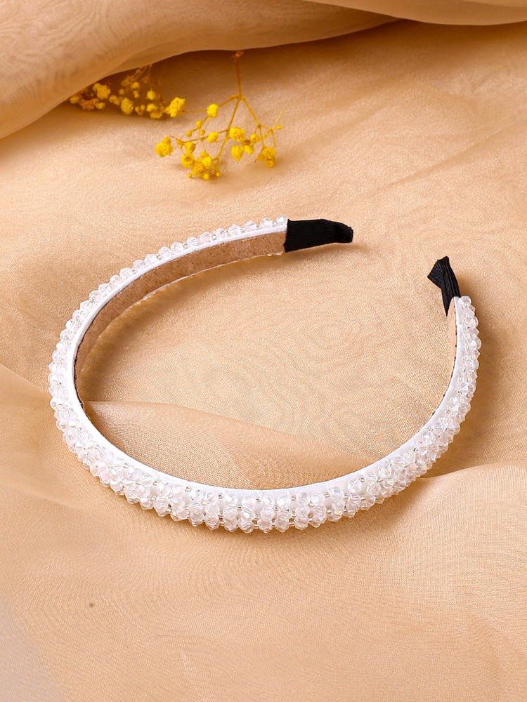 White hairbands 2025