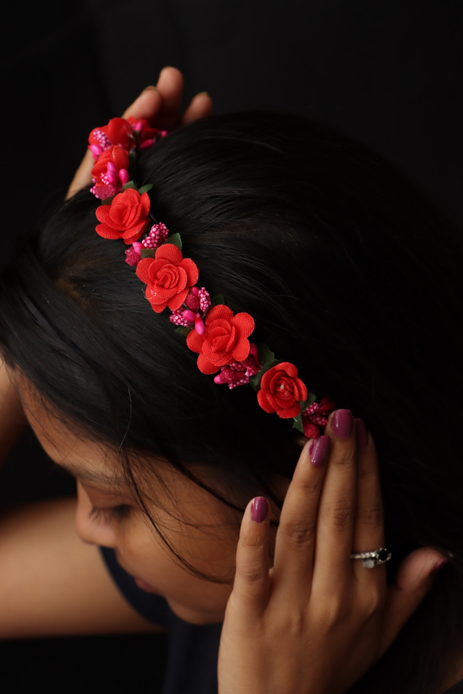 Alora Women Style Flower Crown Headband for Girls Women Hair