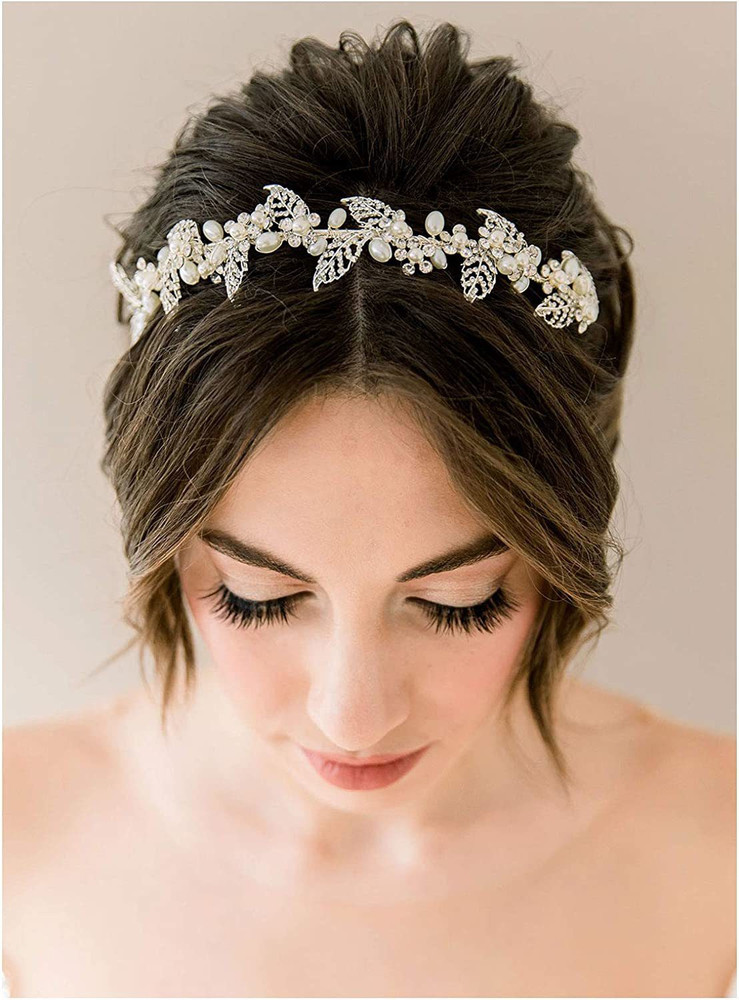 MEDBUDDY Bridal Tiara Wedding Clip Pins band Juda Pin Hair