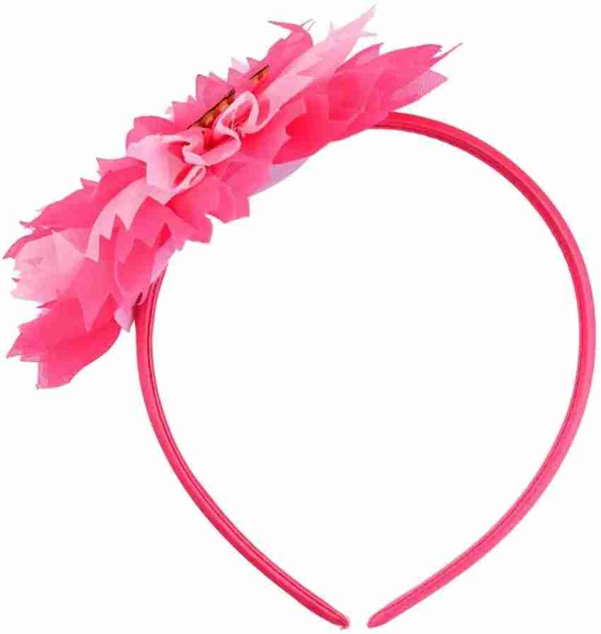 Big flower top hair band