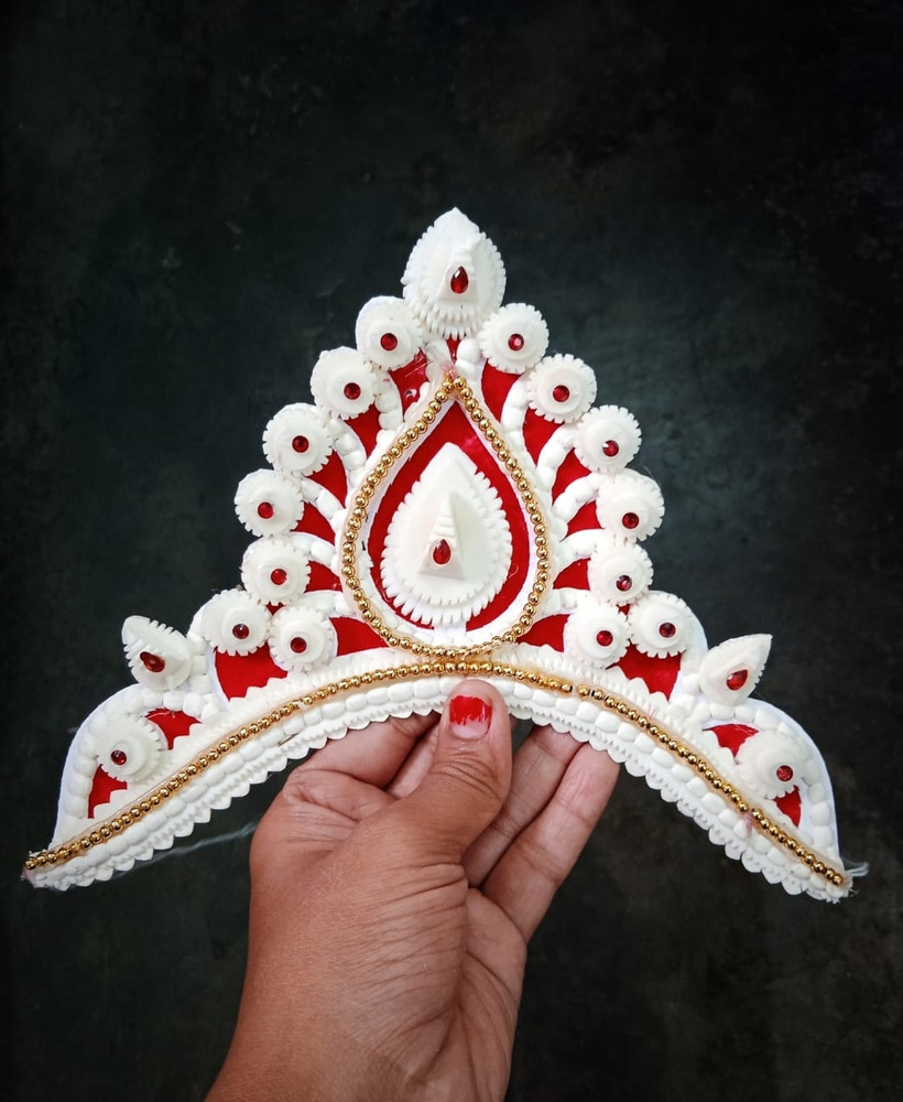 Bengali bride mukut best sale designs