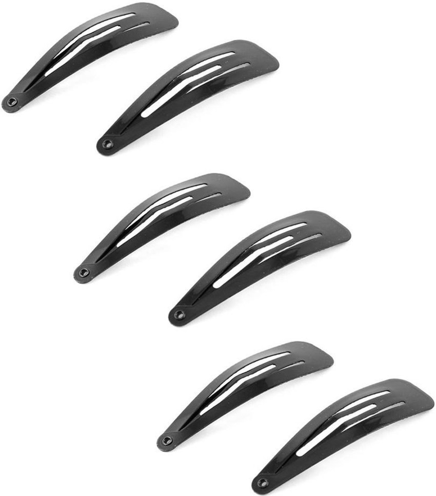 Style Tweak Black Small Tik Tak Set of 6 Hair Pin