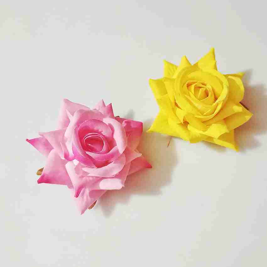 EASYOUNG Women s Artificial Flowers Hair Clips Pins For Girls