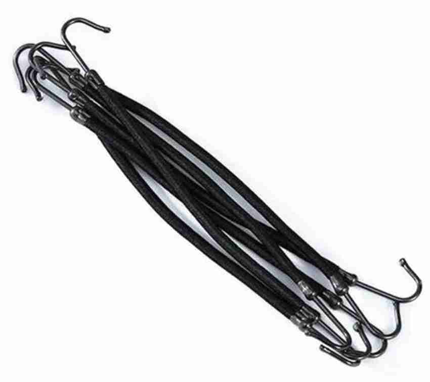Calandis 10Pcs Ponytail Hooks Holder Bungee Bands Hair Ropes Cord