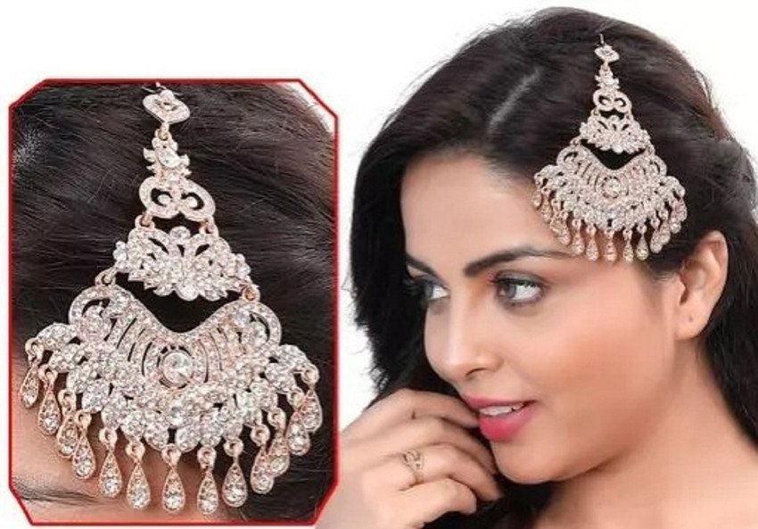 ASLWORLD Classic Silver Zircon Pasa for Women Hair Accessory Set Price in India Buy ASLWORLD Classic Silver Zircon Pasa for Women Hair Accessory Set online at Flipkart