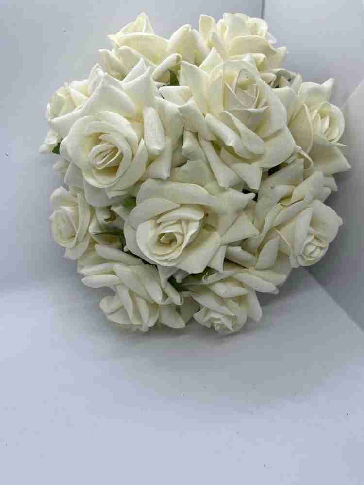 False white roses online