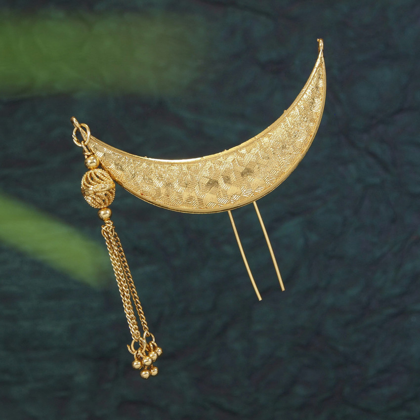 sharneshwar Traditional Chandra Khopa Hair Brooch Juda Pin Hair Accessories for wedding Hair Clip Price in India Buy sharneshwar Traditional Chandra Khopa Hair Brooch Juda Pin Hair