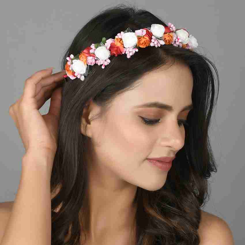 Floral top hair band