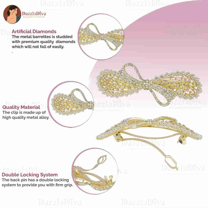 Hair store diamond clips